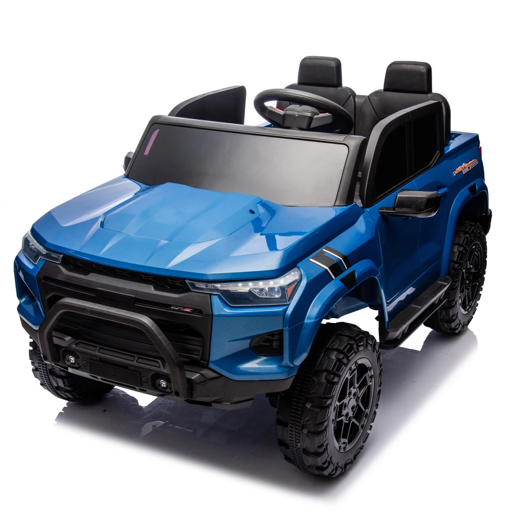 24V Two Seater Kids Ride on Electric Pickup Truck, Kids Ride on Toy, Suitable for Children Over3Years Old. Electric Car for Kids