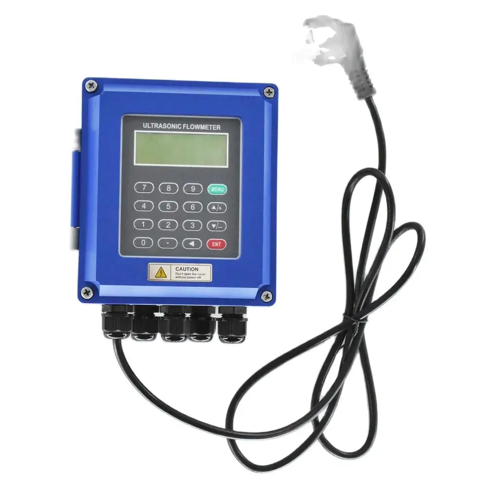 Ultrasonic Flowmeter with Heat Meter Energy meter PT100 TUF-2000B water flow meter wall mounted clamp on BTU meter Modbus