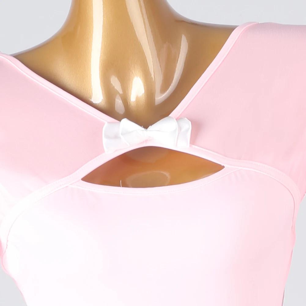 Valzer Sala da ballo Abito da competizione viola chiaro Abito da ballo Lago Blu Nuovo abito da ballo per pratica Abito da flamenco Rosa