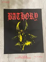 Bathory Black Red and Yellow patch sew on with ragged edges New No tags long or short sleeves