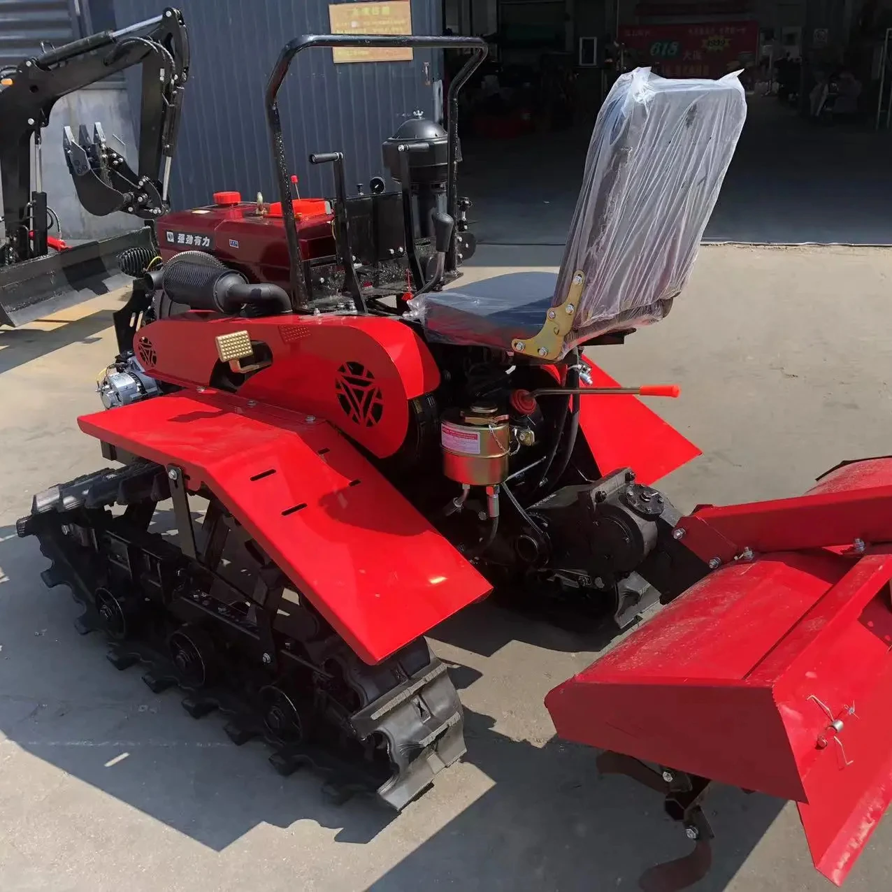 Crawler Cultivators Agricultural Machinery Farming Equipment Farm Tillers Cultivators