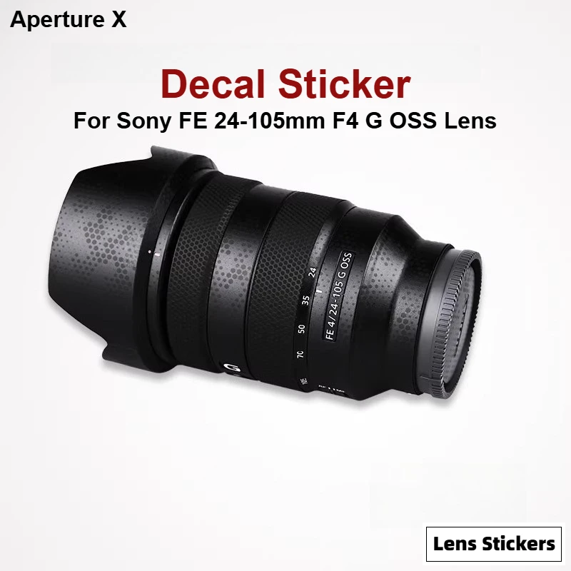 

Защитная пленка-наклейка для объектива Sony FE 24-105mm F4 G OSS, антицарапийное покрытие, защита корпуса, декоративная наклейка, скин SEL24105G