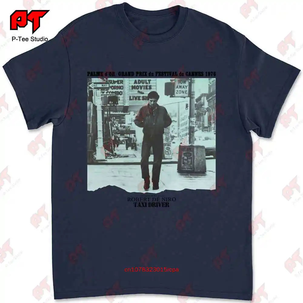 Taxi Driver Cannes 1976 Travis Bickle Movie Film Poster T-shirt FD9W