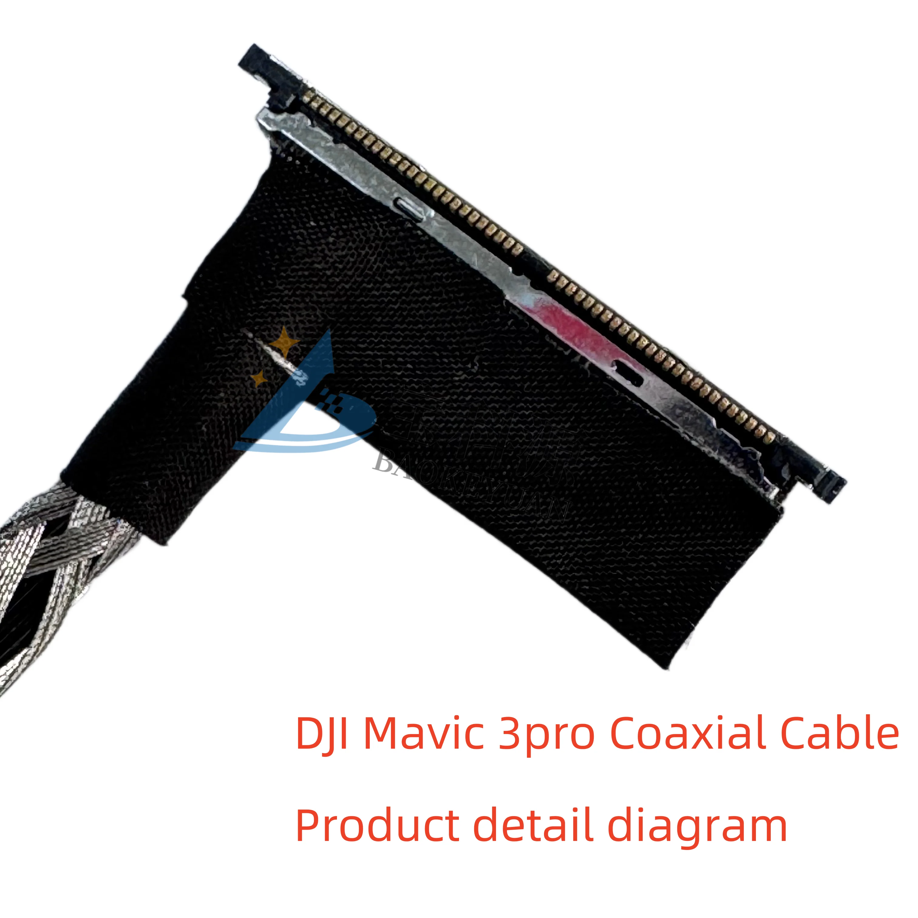 Dji O3 Image Transmission Coaxial Line High-Definition Digital Drawing Coaxial Line Traversing Machine 0.3 Pitch Df56 30P to 40P
