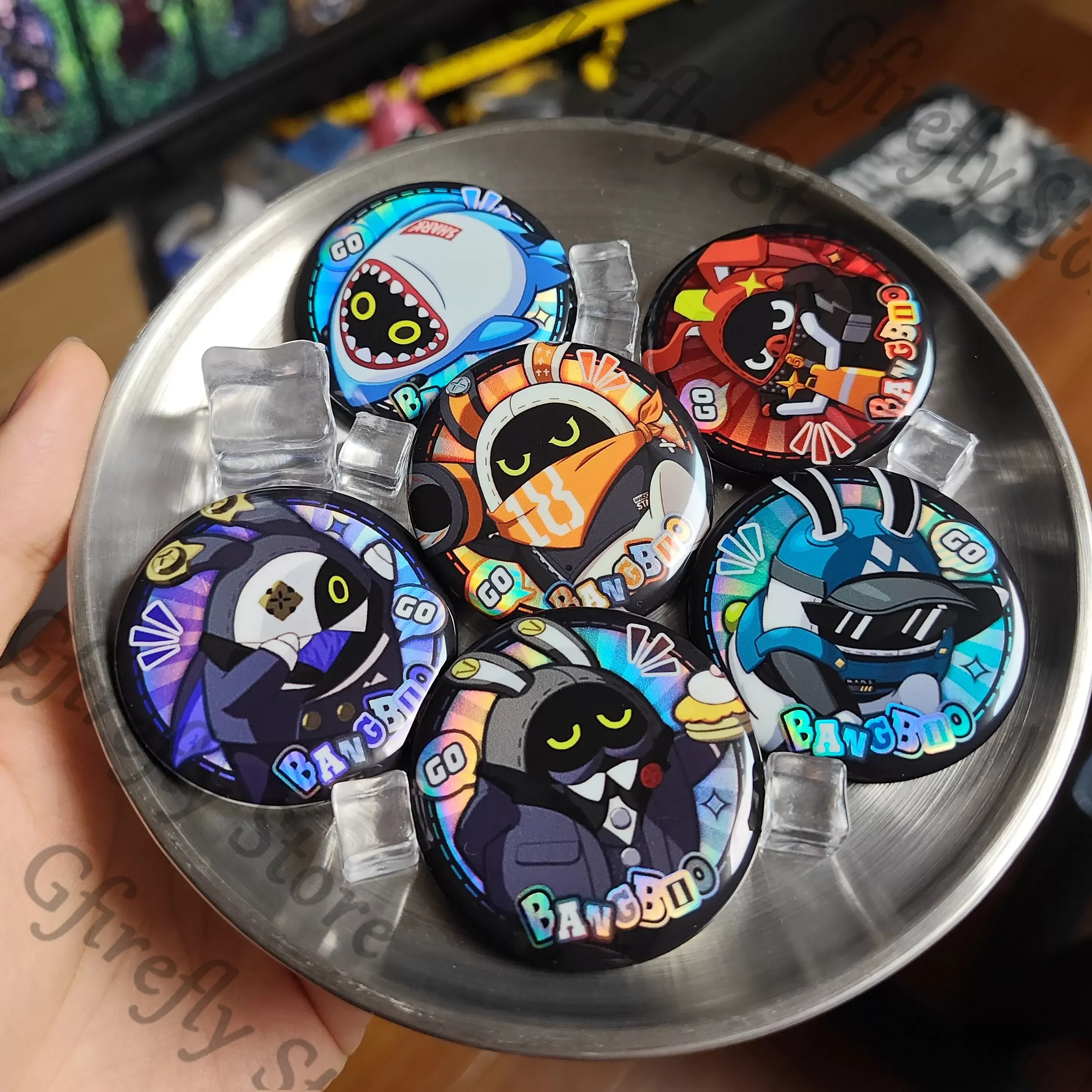 

Zenless Zone Zero The Bangboo Full-page Standee Standing Plate Pendant Double Flash Badge Cards Brooch Cosplay Ornaments