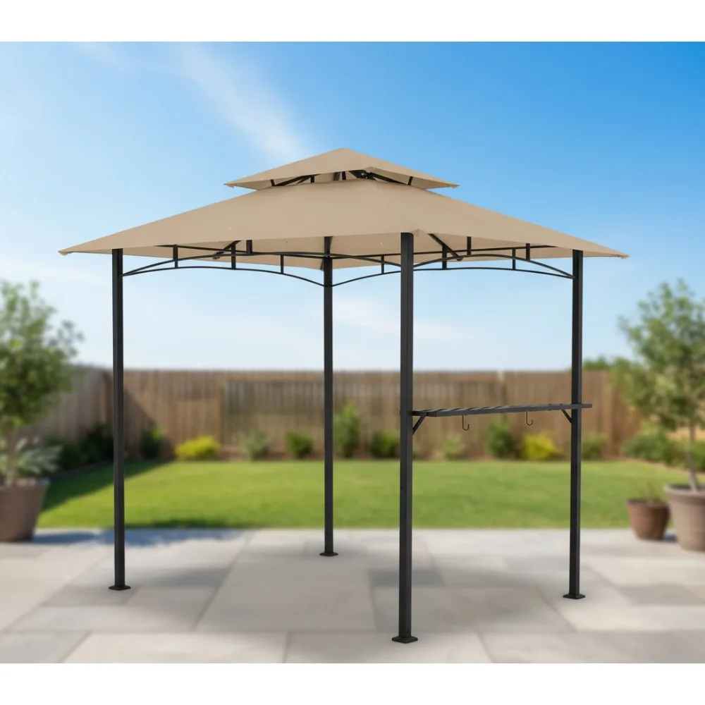 

Replacement Canopy for 8' x 5' Grill Gazebo - UPF 50+ Water Resistant Fabric, Easy Fit Outdoor Cover