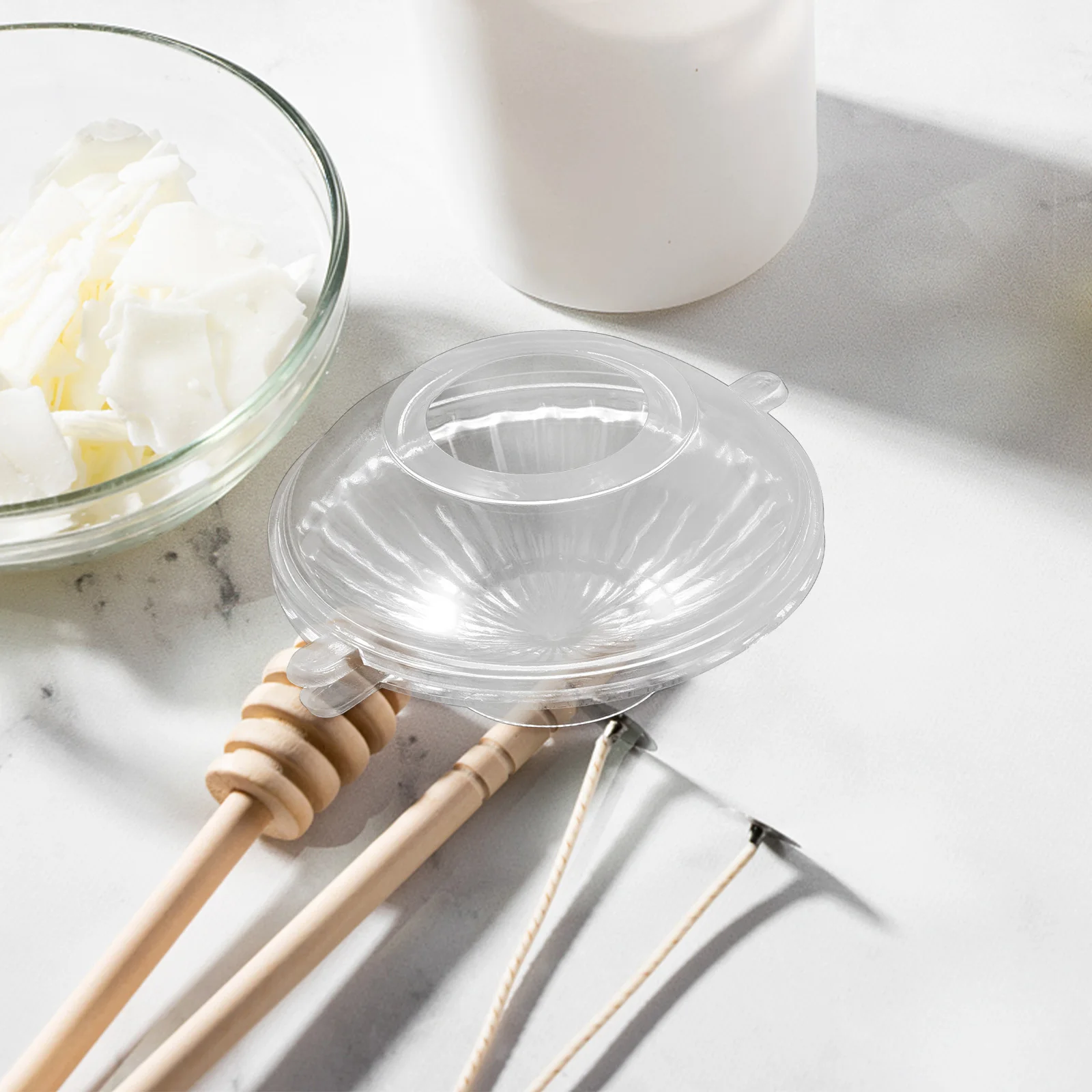 

COHEALI 2Pcs Mold for Soap Making Craft Supplies Floating Epoxy Clamshell Plastic Handicraft Molds