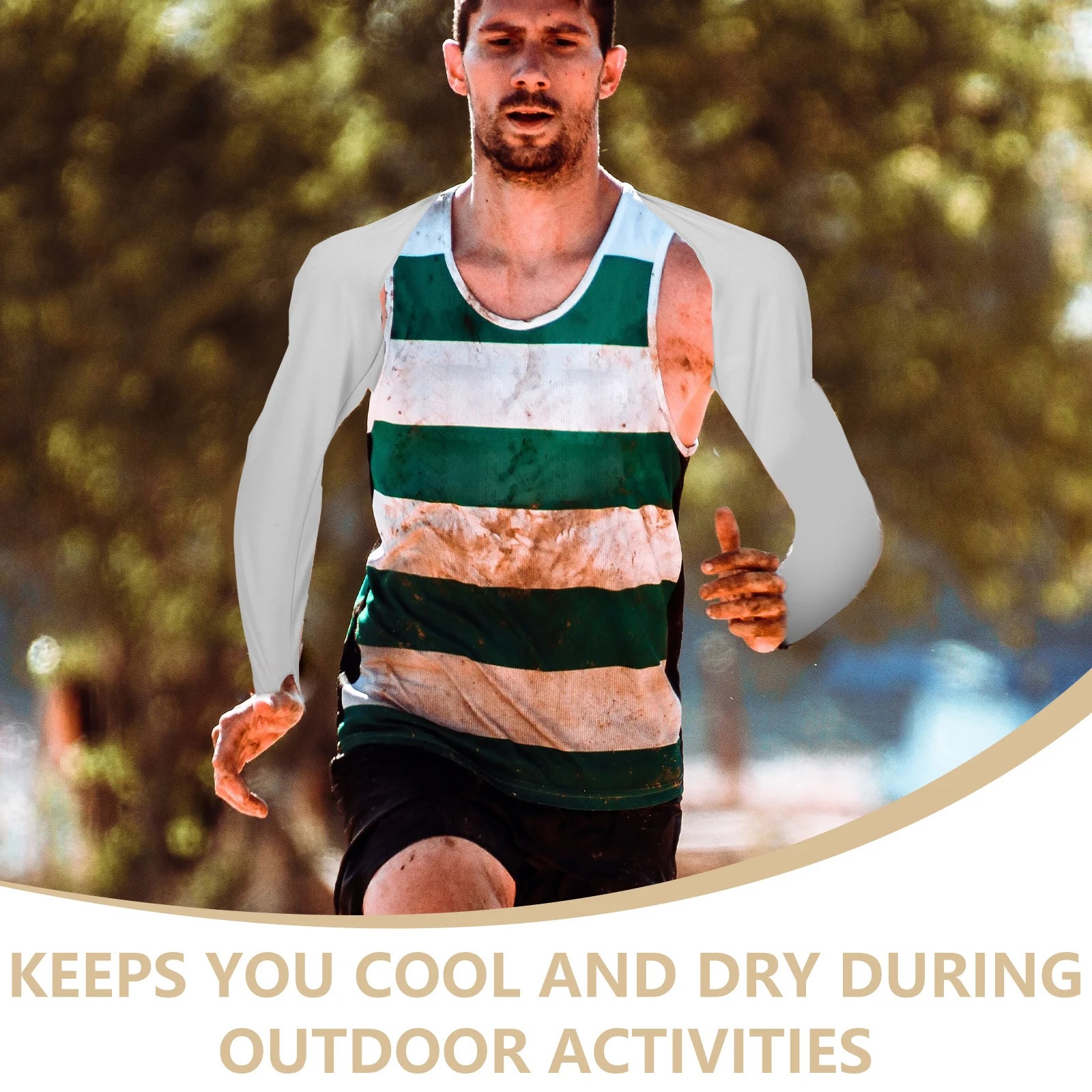 شال رياضي خارجي للحماية من الأشعة فوق البنفسجية، أكمام ذراع تبريد للنساء لركوب الدراجات والجولف وأكمام شال للذراع للنساء