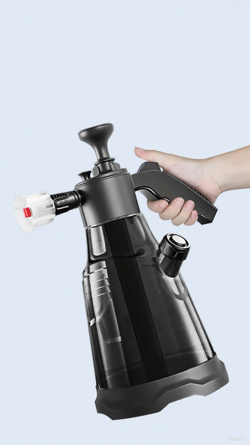 Pulvérisateur à pression manuel de pulvérisation de mousse de lavage de voiture 2,3 l, réservoir d'eau à haute pression pour plantes de jardin et de maison