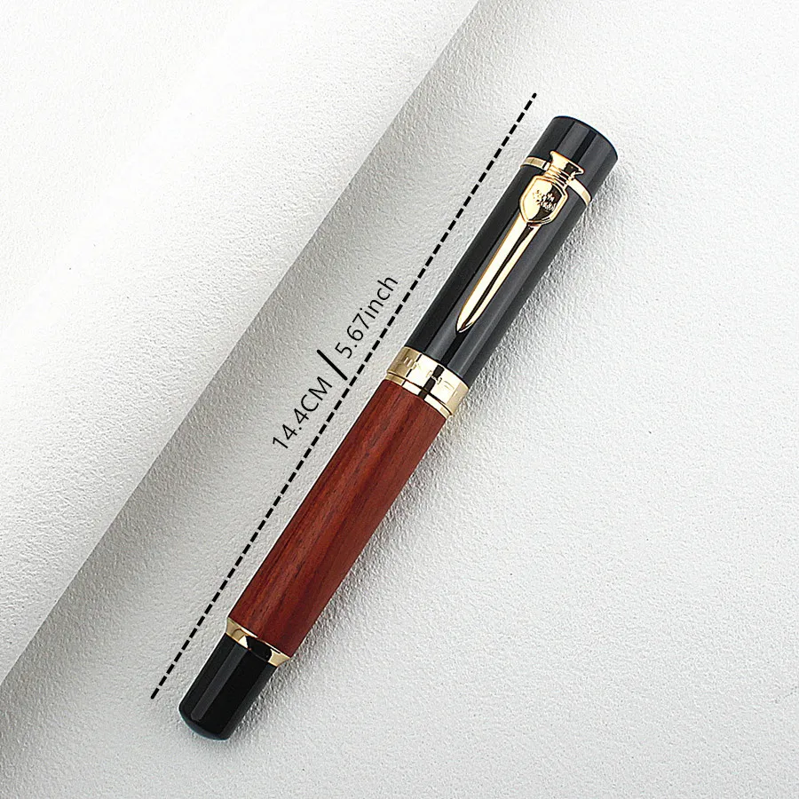 JINHAO 650 Holz Füllfederhalter Hohe Qualität F EF Feder Tintenstift Kalligraphie Stift Schreibwaren Schule Bürobedarf PK 9056 – Detail 4