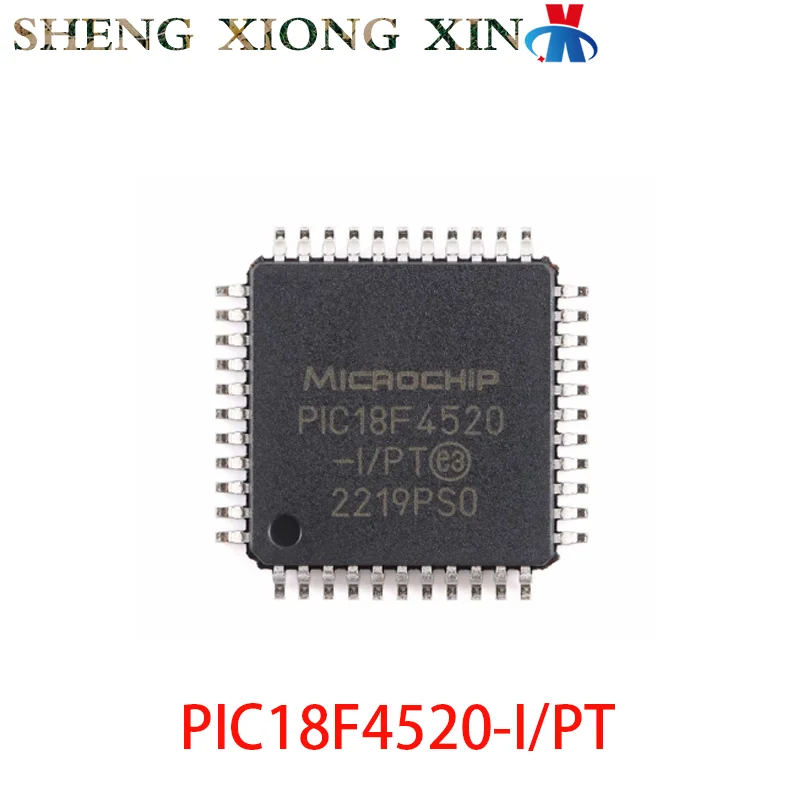 5pcs/lot 100% NEW PIC18F4520-I/PT 44-TQFP Microcontroller Unit PIC18F4520 F4520-I/PT Integrated Circuit