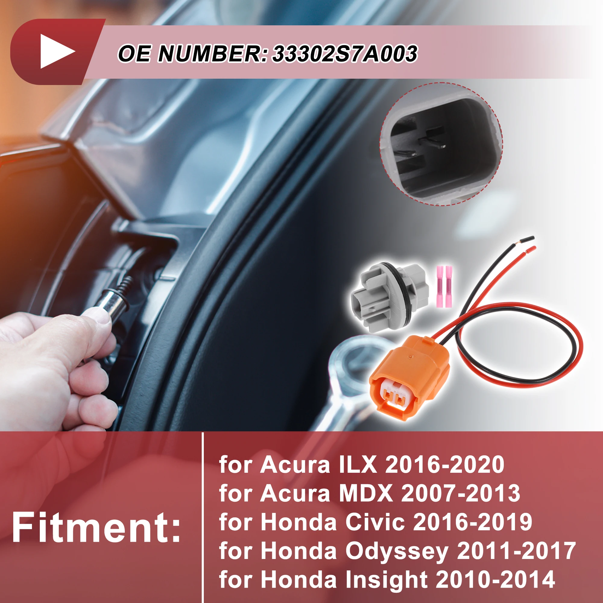 

Проводка розетки указателя поворота UXCELL для Acura ILX 2016-2020 No 33302S7A003