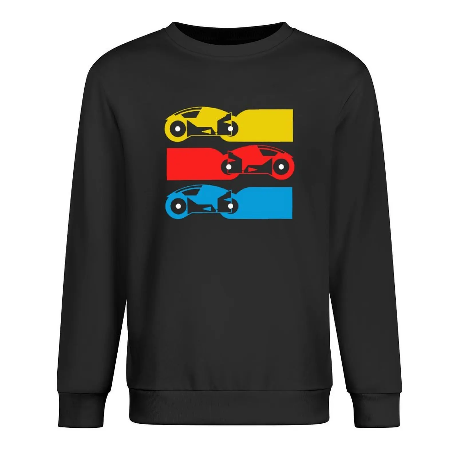 

Tron light cycle bikes Pullover men clothing aesthetic clothing japanese style autumn sweatshirt male