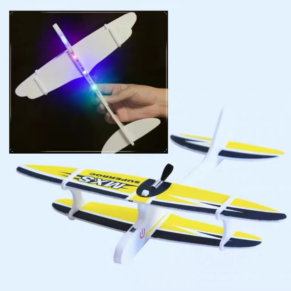 

High Quality Ligthweight Children's Hand Throwing Aircraft Multistyles EVA Airplane Glider Toy Model Charging Trainer Model