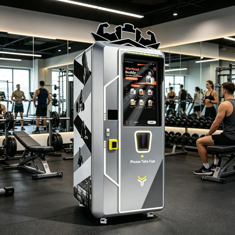 Smart Protein Shake Vending Machine Fresh Smoothie Maker for Fitness Club Wellness Center Customizable
