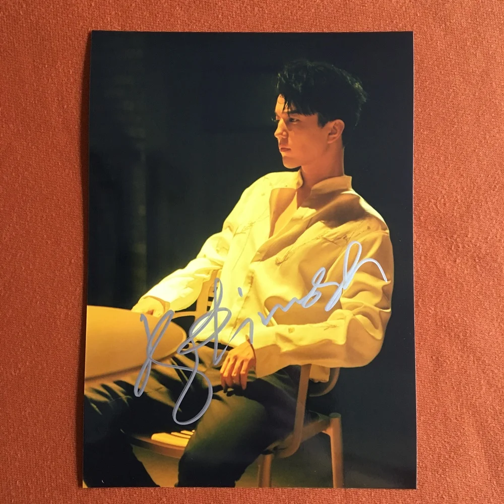 Dimash Kudaibergen autographed signed photo 5*7 inches authentic 2024B