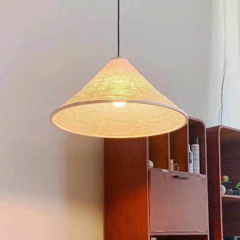 

Noguchi Pendant Light Janpanese Akari Rice Pendant Lamp for Bedroom Living Room Hotel Stairs Loft Rice Paper Suspend Chandelier