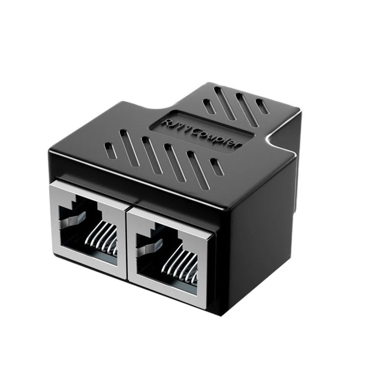 1Pcs Hot RJ11 6P6C 6P4C 6P2C Female To Female 1 To 2 Splitter Adapter PCB Connection Outlet Telephone Cable Adapter