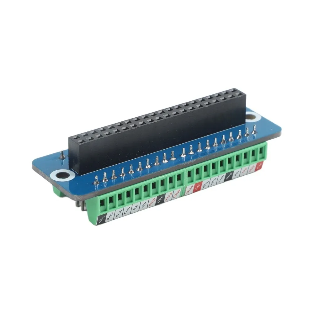 For Raspberry Pi 4B 3B+ 3B For Zero GPIO Expansion Board Terminal Block For Breakout Board With Pin Definition Stickers Industri