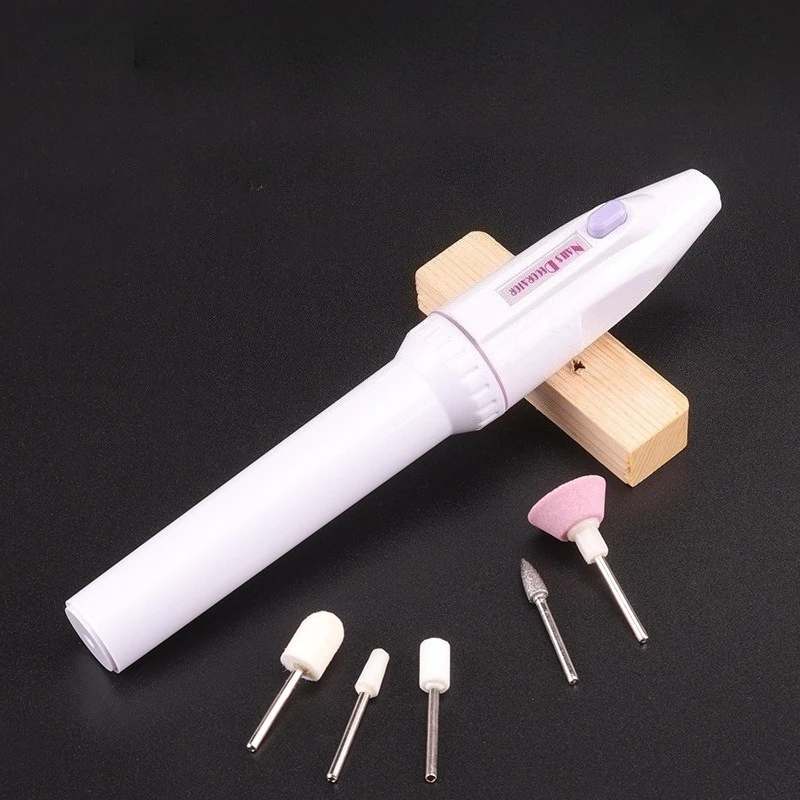 مبرد أظافر كهربائي - أداة احترافية لأطراف الأظافر من السيراميك لإزالة طلاء الجلد والجلد الميت والبشرة بتصميم محمول مدمج #3