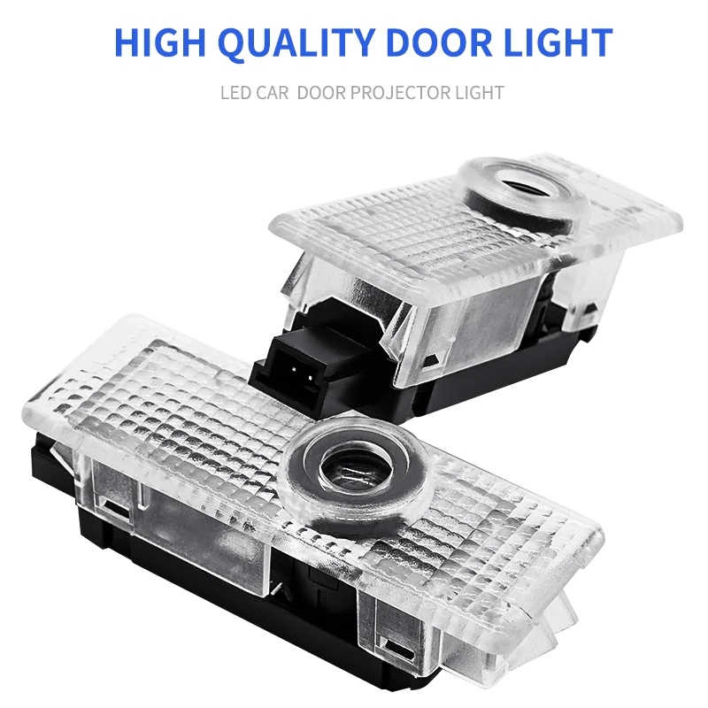 Projecteur de lampe de courtoisie de bienvenue de porte de voiture à LED, 2X, BMW X5, E70, E60, F10, F20, F30, Bery X6, Z, E90, E92, E83, E87, E46,