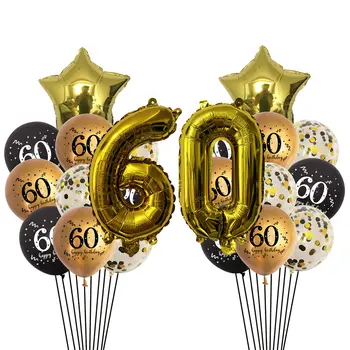 1袋30/40/50/60歲生日氣球,30歲/40歲/50歲/60歲生日派對裝飾數字氣球,成人生日快樂派對用品 8 最佳銷售 30歲生日快樂 - №7