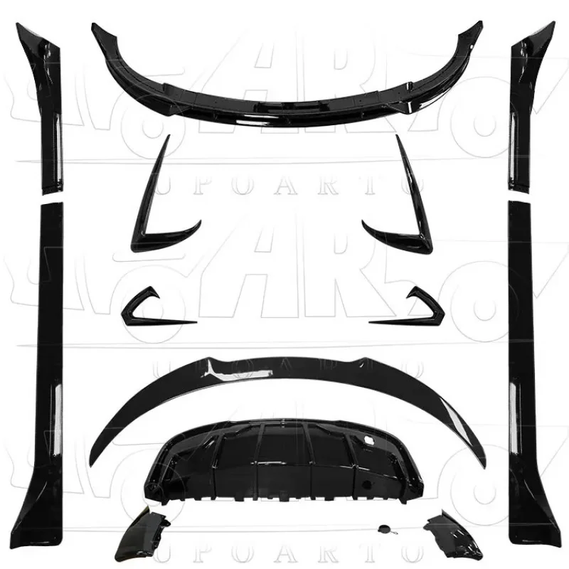 

High qualityHS Body Kit Peormance Bodykit Part ABS Carbon Fiber Looks Conversion Upgraded Body Kits for s Model Y 2019 2020 2021