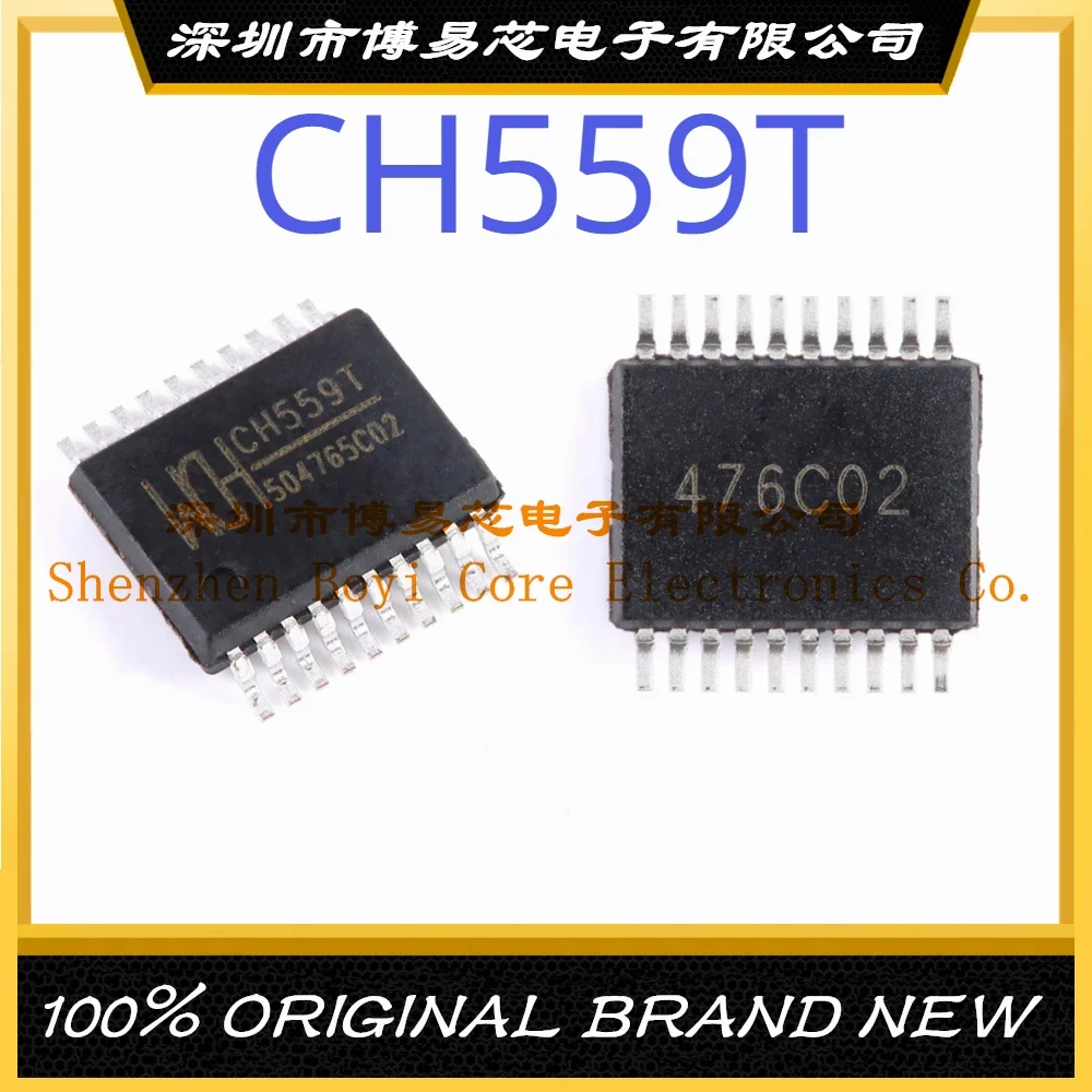 

CH559T Package SSOP-20 51 Series 56MHz Flash Memory: 63KB RAM: 6.25KB New Original Genuine