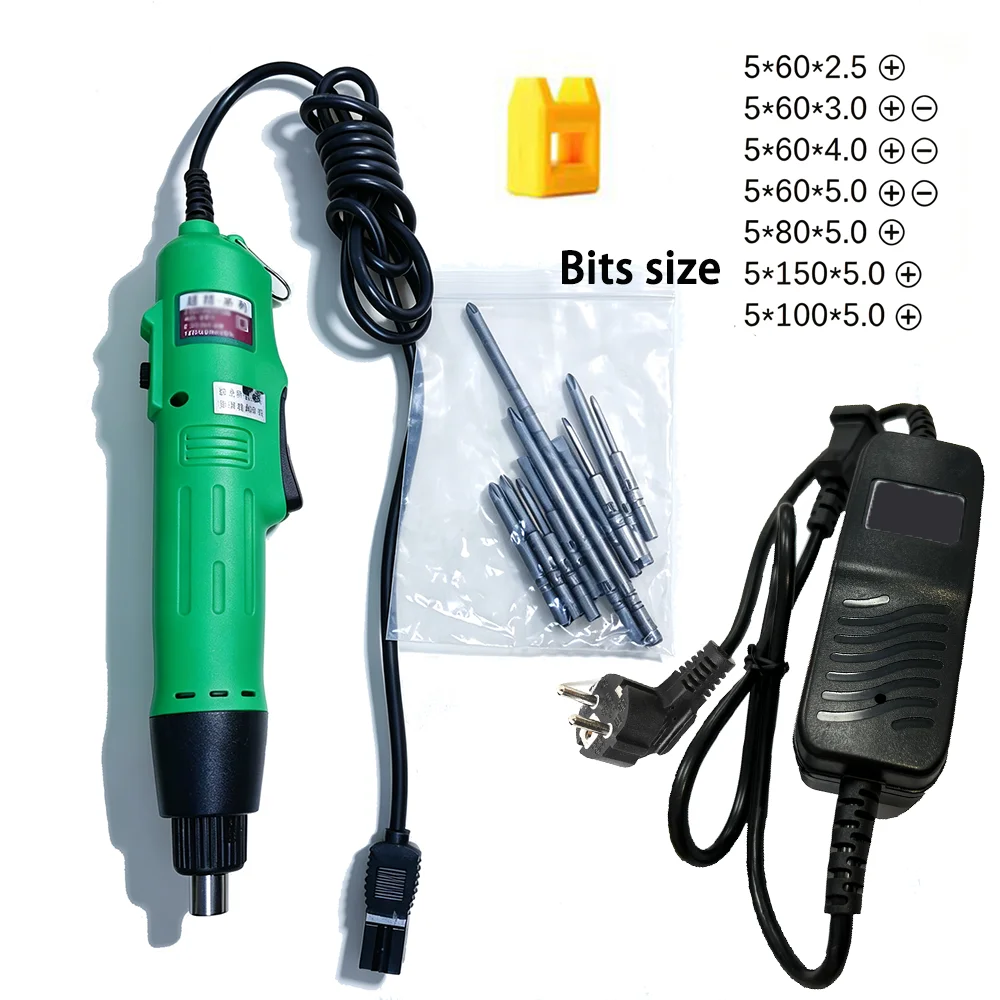 3105 AC110V-220V DC Powered Electric Screwdriver with 12pcs Bits and Power Adapter Stepless Speed Regulation Repair power Tool
