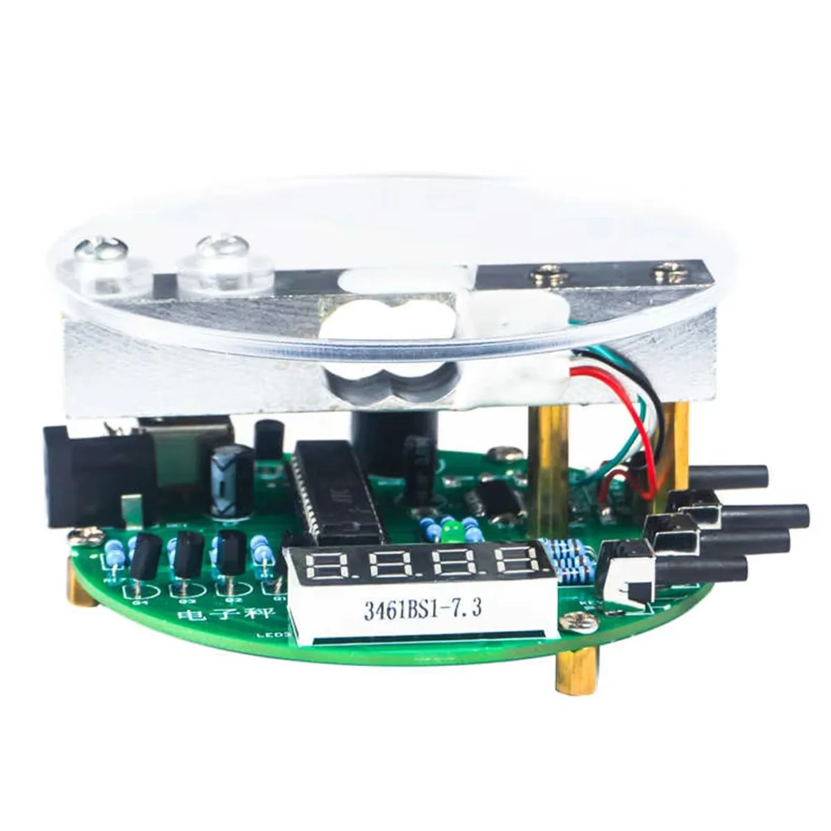 New Electronic Scale DIY Kit,51 Microcontroller Soldering Practice Kit with Digital Tube Display HX711 Chip 5V