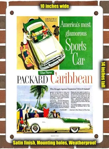 Металлический знак-1954 Packard Карибский трансформер-10x14 дюймов