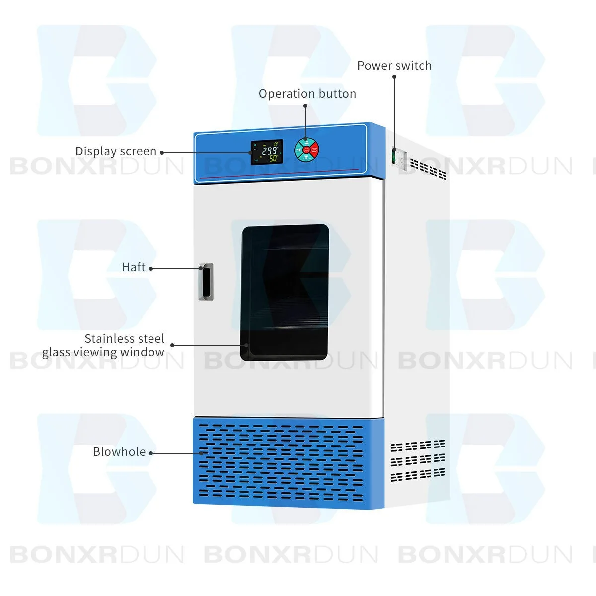 50L Laboratory Incubator Stainless Steel Intelligent Biochemical Incubator