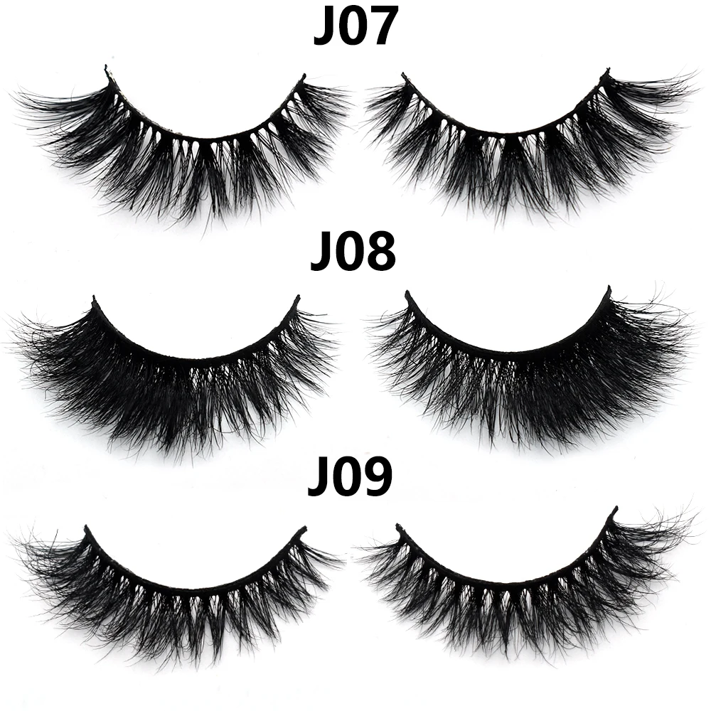 FOXESJI 3D Nerz-Wimpern Flauschige Hochvolumige Wimpernverlängerung Natürliche Zarte Volle Nerz-Kunstwimpern Großpackung Wimpern-Make-up – Detail 9