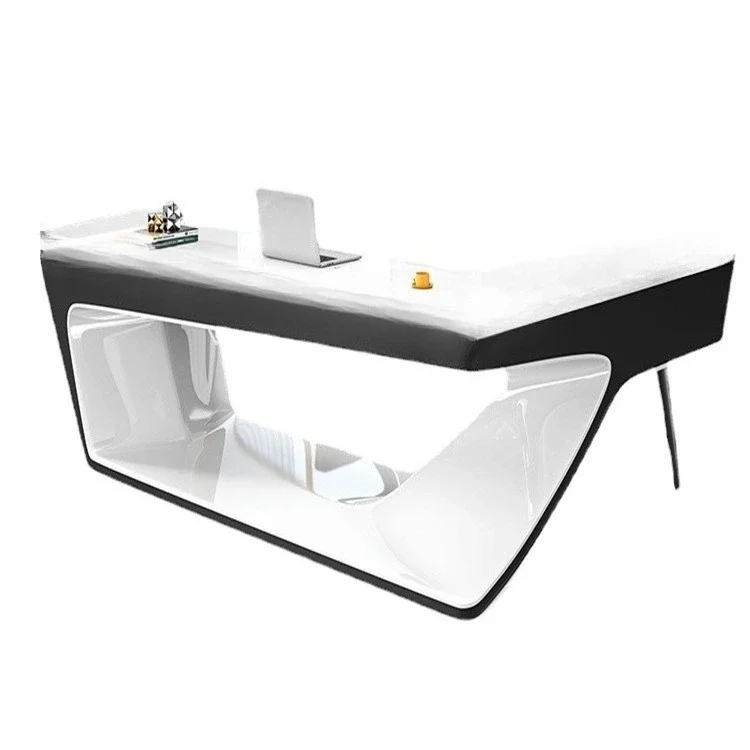 

Simple and modern fashion manager's desk, creative and technological sense, paint