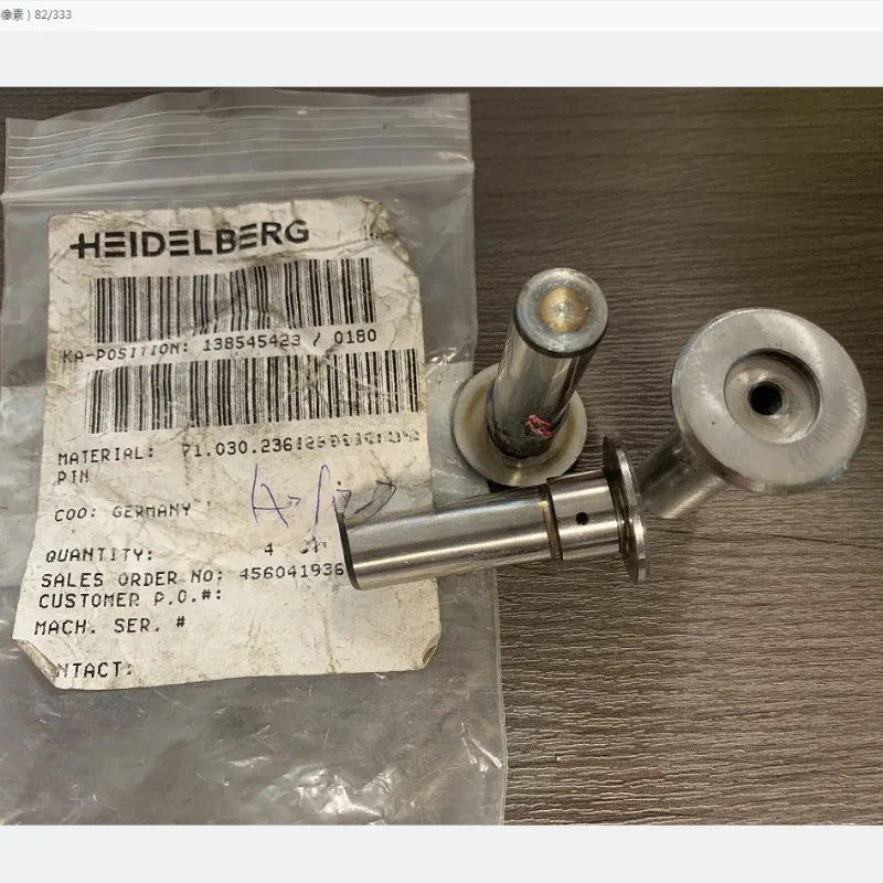 

Parts for 71.030.236 Heidelberg Press Parts SM/CD102 Machine Gear Bearings Pins 00.550.0006