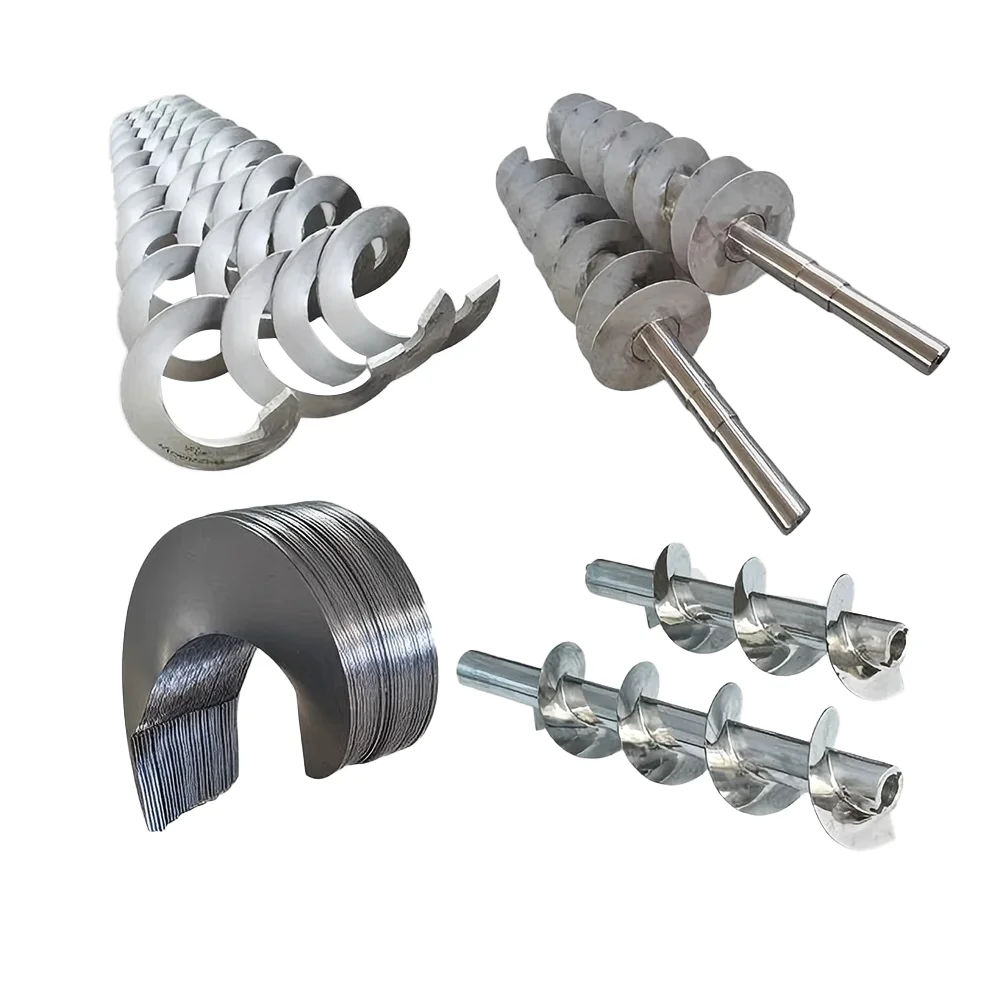 Custom Alloy Steel Auger Shafts: High-Precision, Heat-Treated Auger Shafts with Auger Blades for Industrial and Mining Applicati