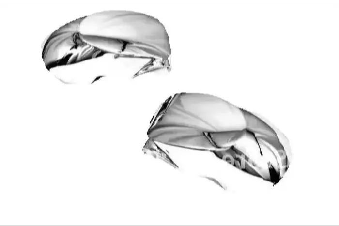 A PAIR Chrome Mirror Cover for Chevrolet Matiz / Spark 05-09