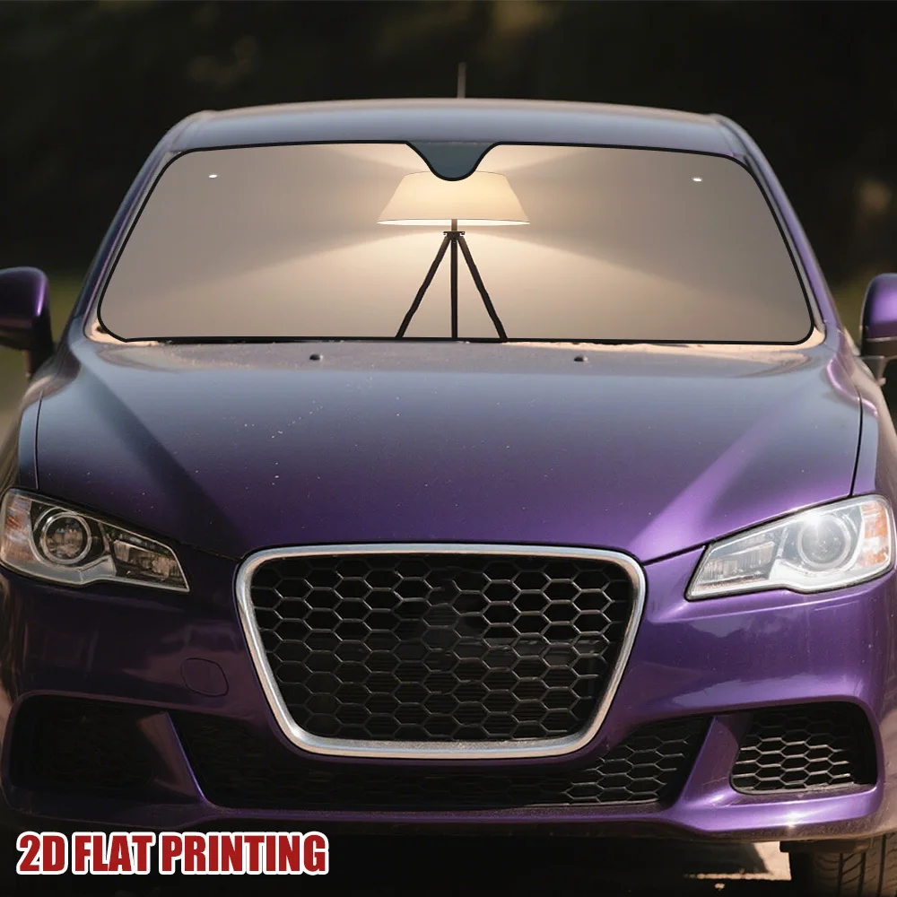 قطعة واحدة من مصباح السيارة ثلاثي القوائم الحديث بتصميم حاجب من الشمس - يجب اقتناؤه للركاب، يقلل من وهج المقصورة ومثالي لفراوح الغداء أو بيكو