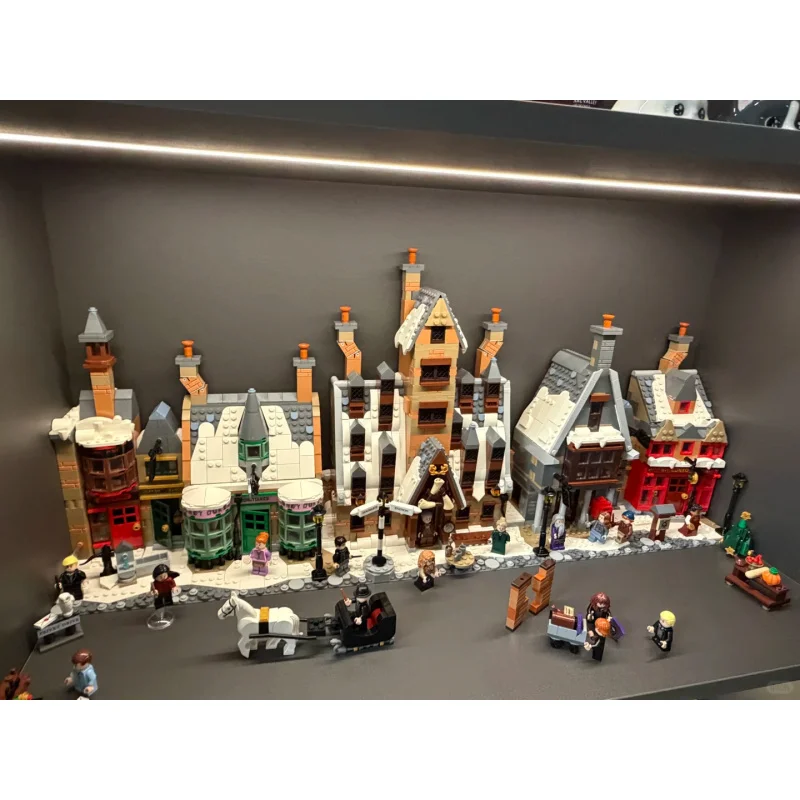 3228 Uds 76457 Hogsmeade Village edición coleccionable rompecabezas montaje bloques de construcción para niños y niñas modelo de juguete para niños