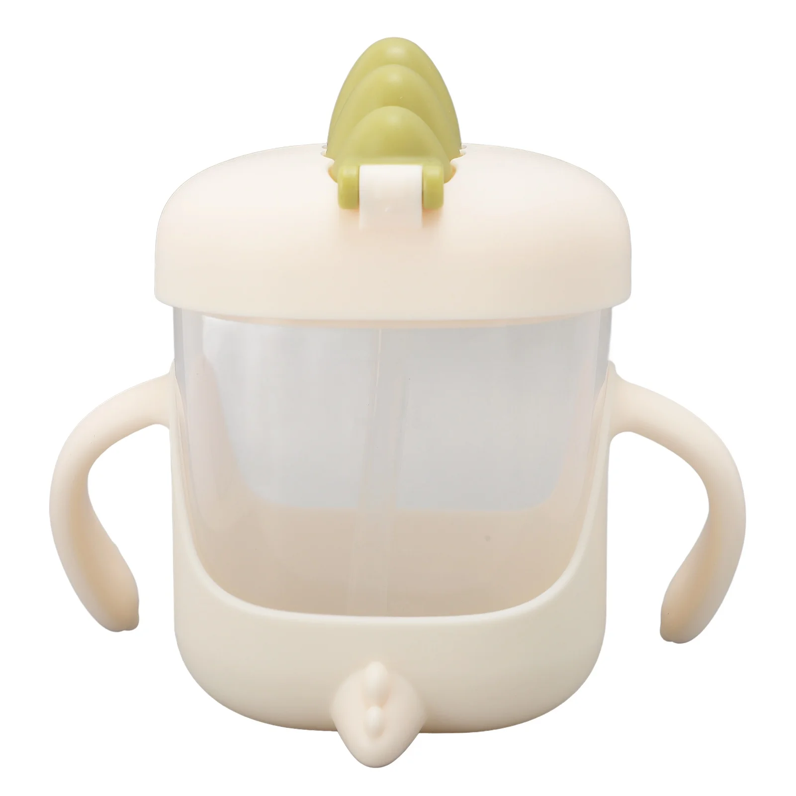 

Baby Cup with Straw 300ml 360 Degree Straw Clear Scale Cute Kids Straw Cup for Toddler