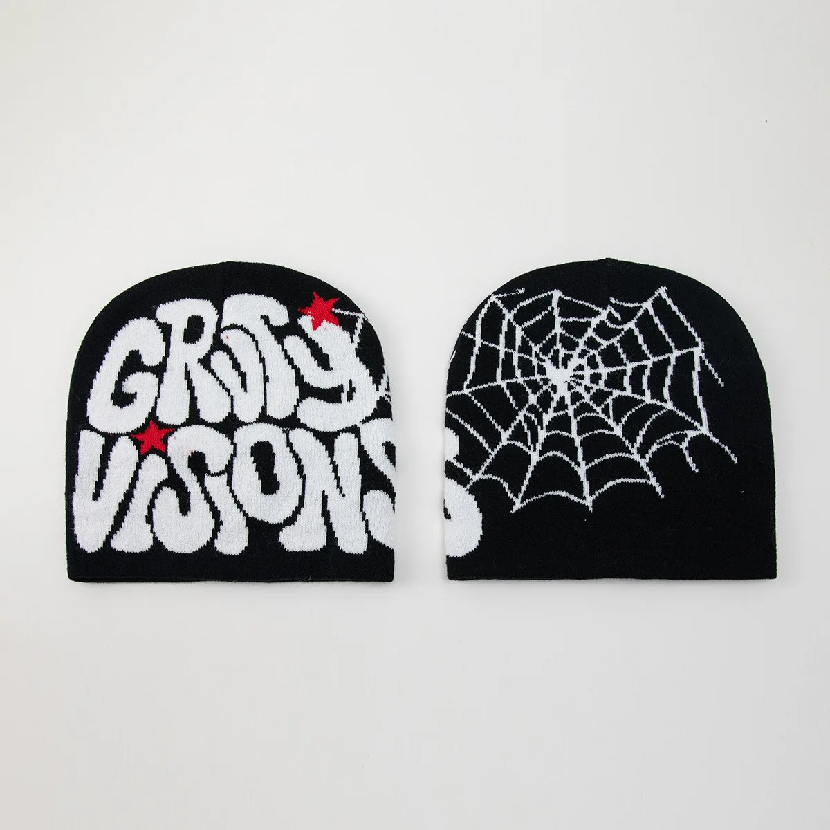 جديد الأوروبية والأمريكية شعبية مادة الاكريليك GR رسالة الجاكار في الهواء الطلق موضة قبعة محبوكة للرجال والنساء قبعة صغيرة #6