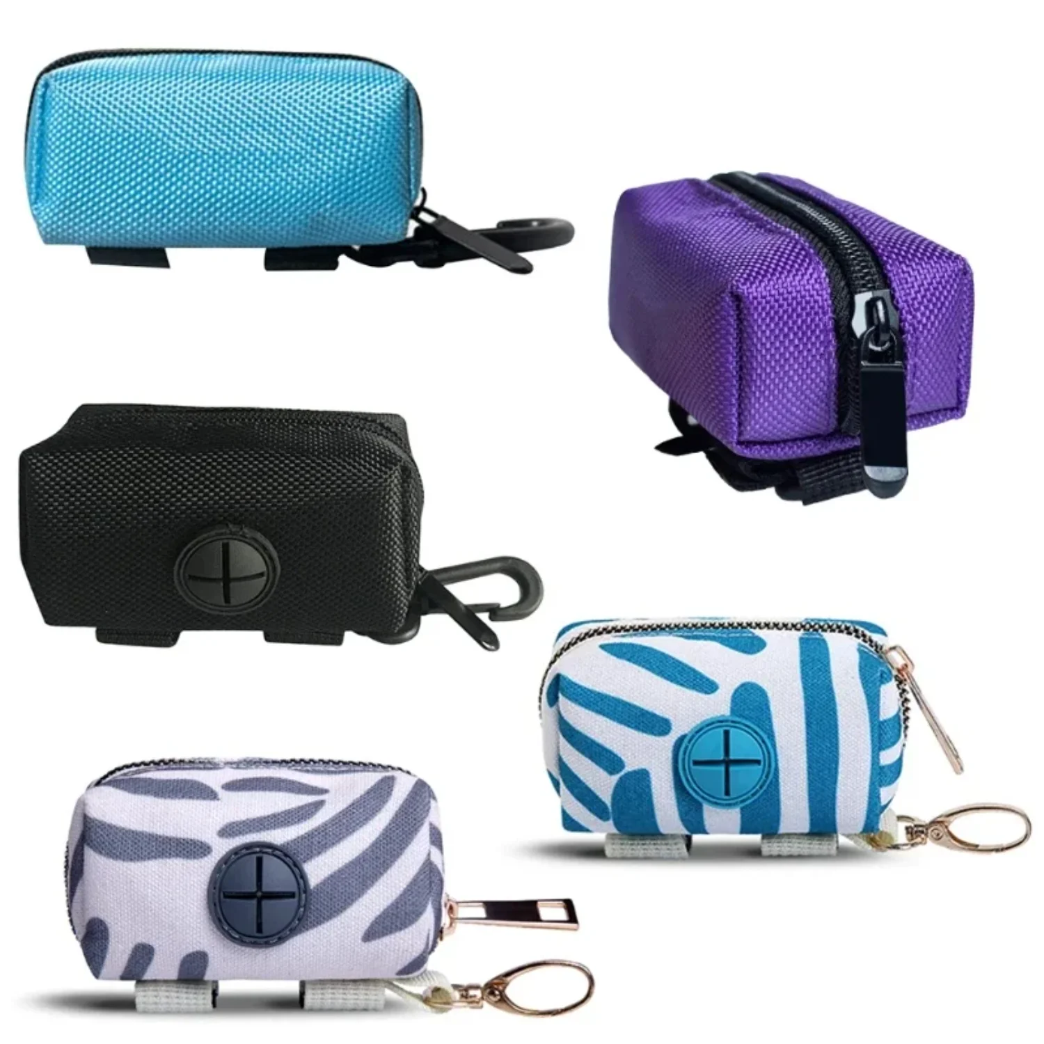 Protable Dog Poop Bag Biodegradable Dispenser Pouch Garbage Bags Organizer Pet Puppy Cat Pick  Poop Bag Holder Dispenser