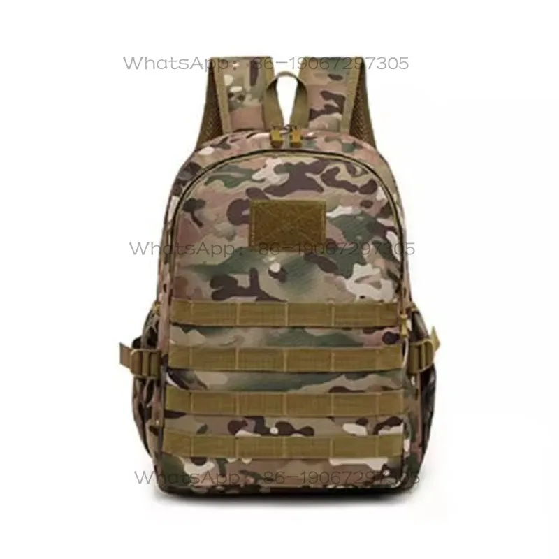 

Summer Camp Kindergarten Primary School Students Double Shoulder Military Training Outdoor Emergency Camouflage Backpack