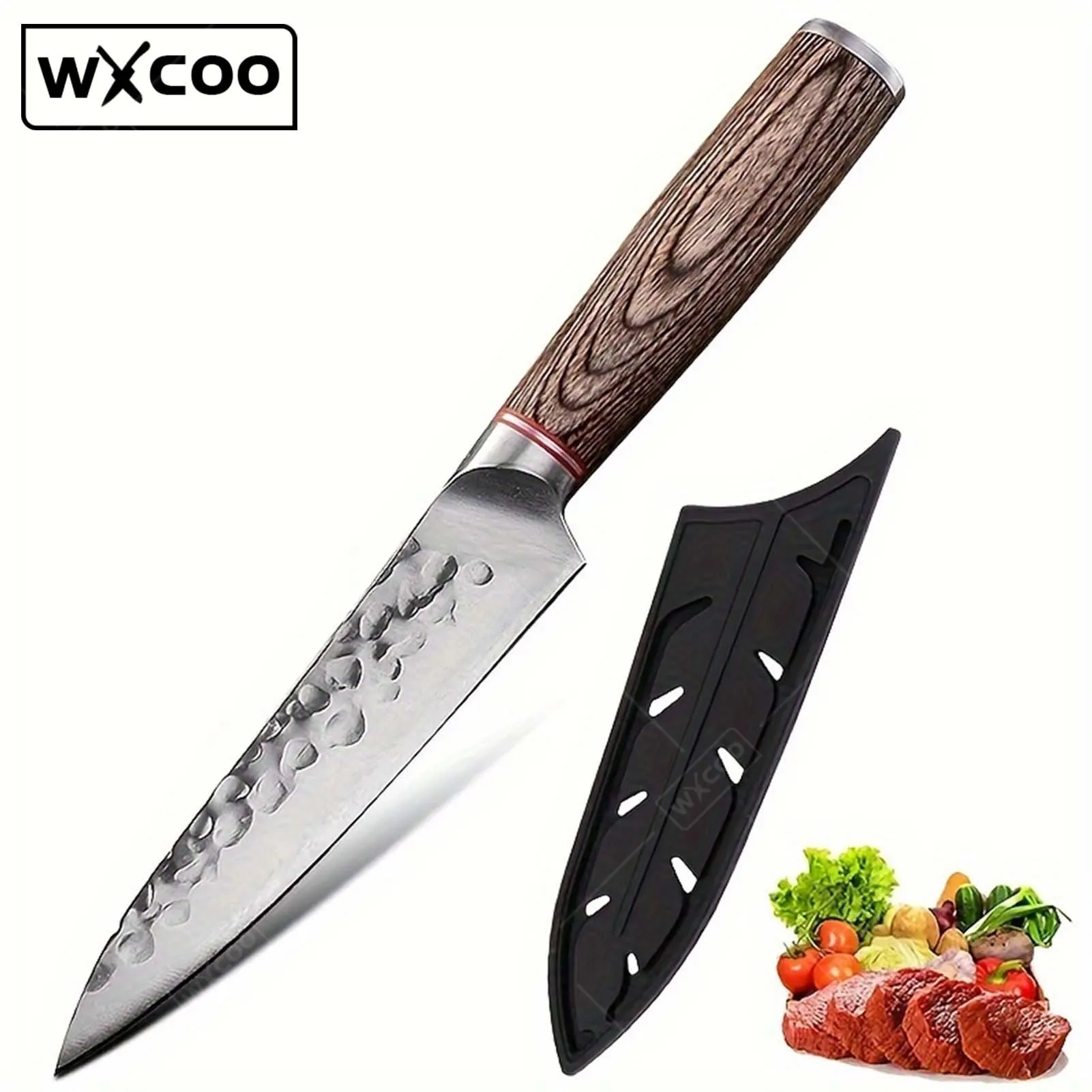 1pc,5.5inch Kitchen Knife Stainless Steel Utility Paring Tomato Steak Knives Forged Boning Knife Kitchen Tools Cookware