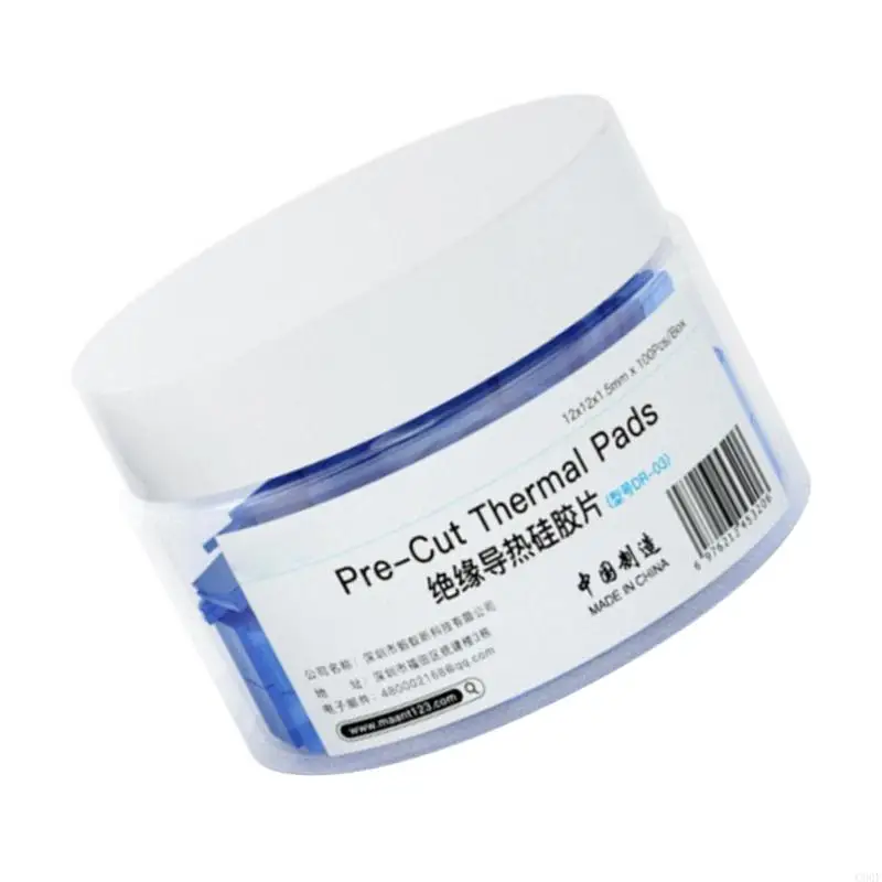 C90F 100pcs Térmica Folha silicone isolante resistência à temperatura