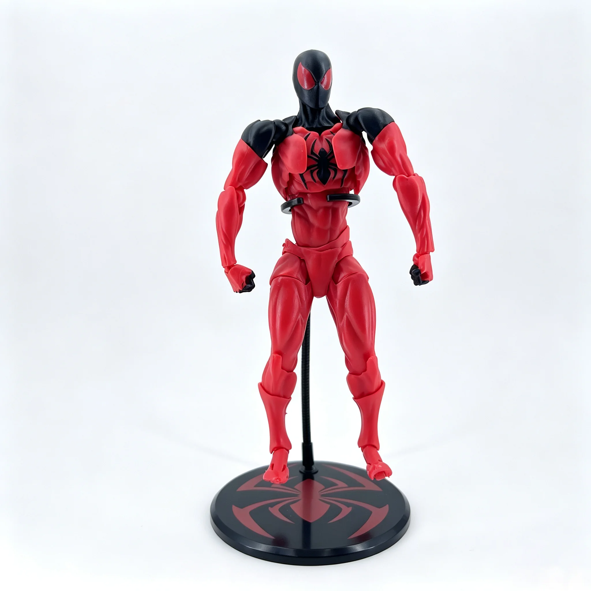 Spider Man Symbiote Venom  Black Suit Neighbor Scarlet  Anime Action Figure Collectible Model Toy Kids Adult Gift - view 5