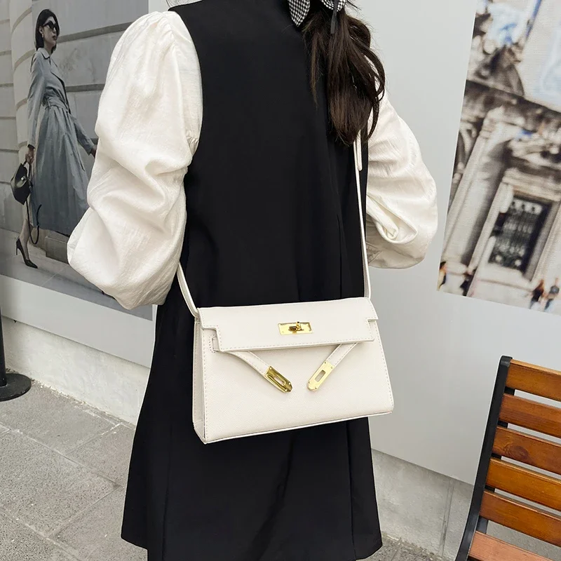 

Женская сумка известного дизайнера, кожаная сумка через плечо премиум-класса для женщин, шикарная сумка через плечо, популярная элегантная