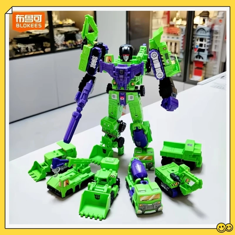 オリジナル在庫あり ブロキーズ 変形ロボット デバステーター コンビネーション スターエディション 第3弾 ビルディングブロック フィギュア ブラインドボックス おもちゃ