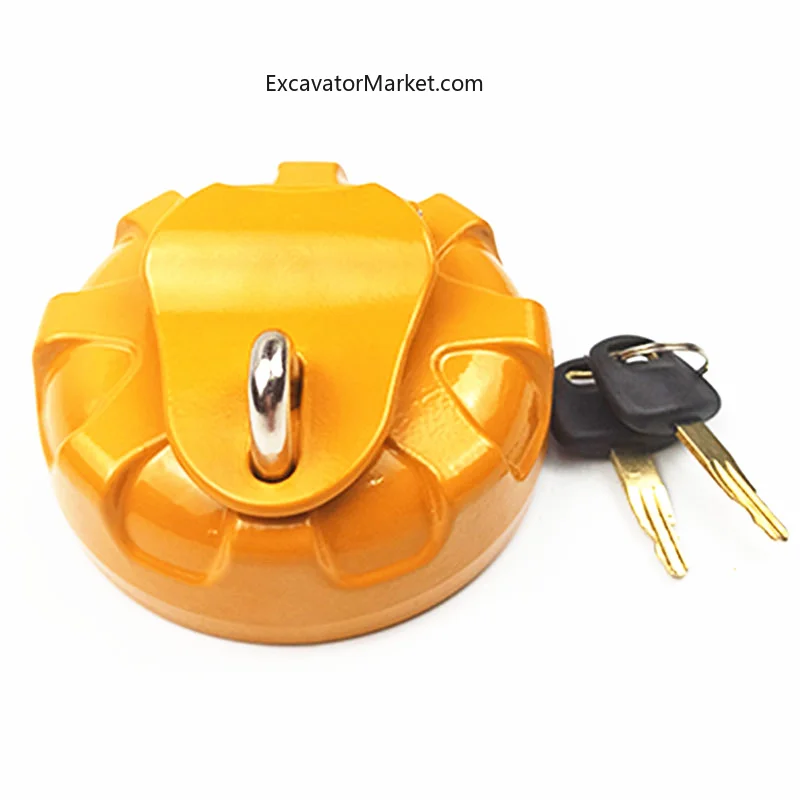 For excavator Caterpillar CAT E305.5 306C 307E 308 312B 200B brand new fuel tank cap anti-theft diesel tank cap Excavator Spare