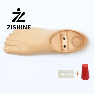 2 구멍 이동식 발목 보철 발판, 21 ~ 27cm 액세서리 부품, 인공 팔다리 보철 소켓 고정